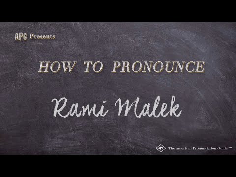 How to Pronounce Rami Malek (Real Life Examples!)