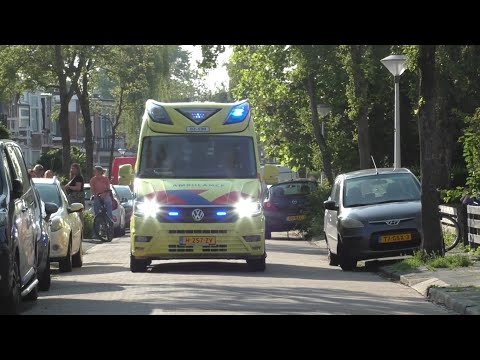 A1 02-130 met spoed naar ziekenhuis van af een MMT inzet in Leeuwarden!