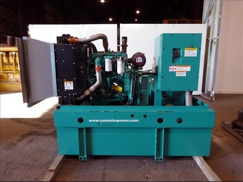 Used- Cummins 80 kW standby (72 kW prime) diesel generator set - Stock# 46481001