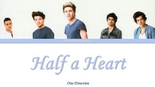One Direction - Half a Heart (Color Coded Lyrics)