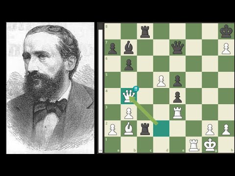 Zukertort's Immortal Game - Johannes Zukertort vs Joseph Henry Blackburne 1883