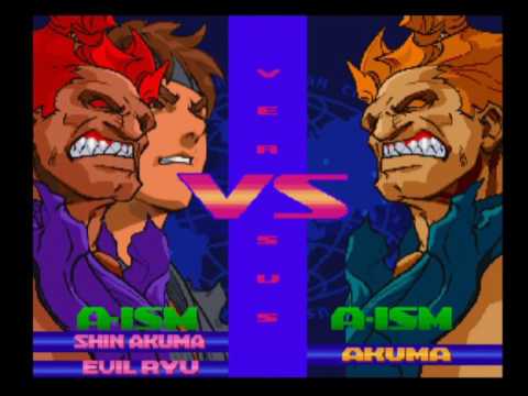 Street Fighter Alpha 3 Upper - Shin Akuma + Evil Ryu (Dramatic Battle Survival Mode)