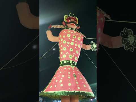 150ft RAVAN 😱DUSSEHRA MELA 2022 | biggest ravan dahan #shorts #dussehra2022 #ravandahan2022