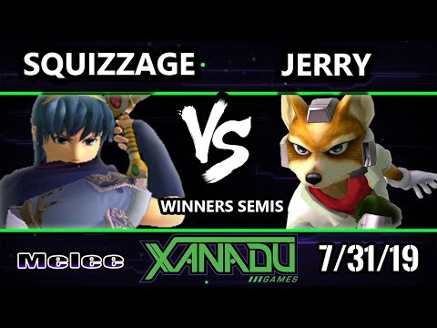 S@X 313 SSBM - squizzage (Marth) Vs. Jerry (Fox) Smash Melee Winners Semis