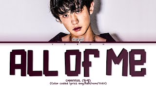 Download lagu CHANYEOL 찬열 ALL OF ME (Original by Jhon Legend) (Color coded lyrics eng/han/rom/가사) mp3 Download lagu CHANYEOL 찬열 ALL OF ME (Original by Jhon Legend) (Color coded lyrics eng/han/rom/가사) mp3