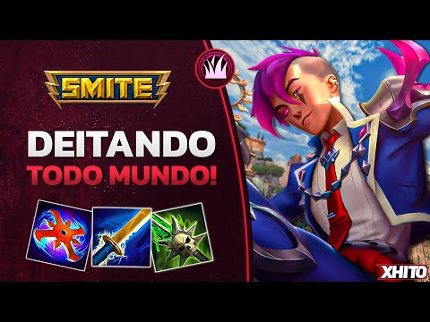DEITANDO todo mundo COM UM SOCO! MERCURY/MERCÚRIO JUNGLER - ⚡ Smite BR Ranked Conquista