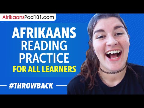 Afrikaans Reading Practice for ALL Learners - Afrikaans for Daily Life