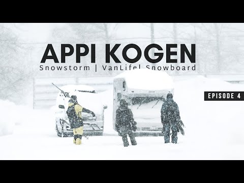APPI KOGEN | -18°C Snowstorm At Japans Best Ski Resort #vanlife #車中泊