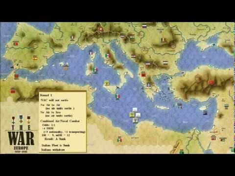Naval/Air Interception and Counter Interception Example of Play for The War: Europe 1939-1945