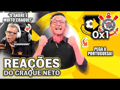 TIMÃO NAS QUARTAS! REAÇÕES DO CRAQUE NETO EM SÃO BERNARDO 0X1 CORINTHIANS