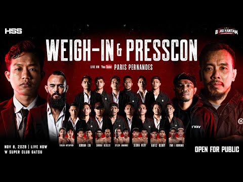 PARIS vs RUDY – WEIGH IN & PRESS CONFERENCE | HSS vs BAKU HANTAM 🔥