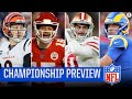 NFL Championship Weekend SUPER PREVIEW: Bengals at Chiefs & 49ers at Rams | CBS Sports HQ