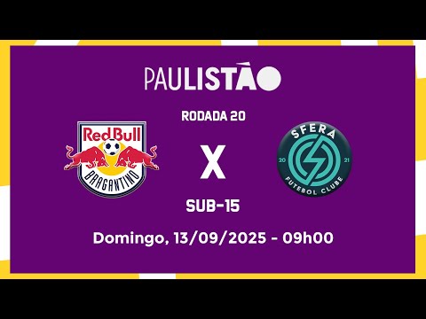 GOLS RBB - 20ª RODADA - Paulista S15 - Red Bull Bragantino 2 x 3 Sfera - 13/09/2025