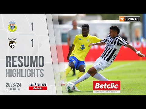 Resumo: FC Arouca 1-1 Portimonense (Liga 23/24 #3)