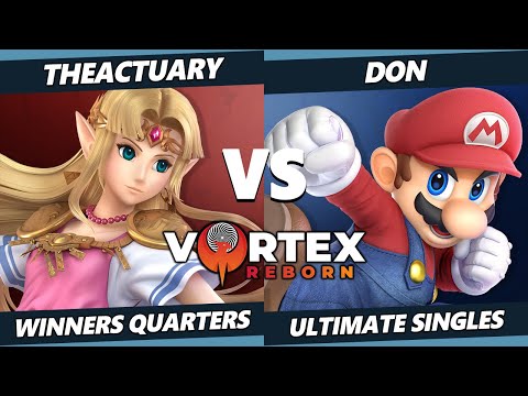 Vortex Legends 8 Winners Quarters - TheActuary (Zelda) Vs. Don (Mario) SSBU Ultimate Tournament