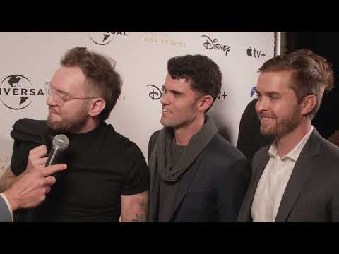 Cody Matthew Johnson, Dylan Love and Alec Justice HMMA 2024 red carpet