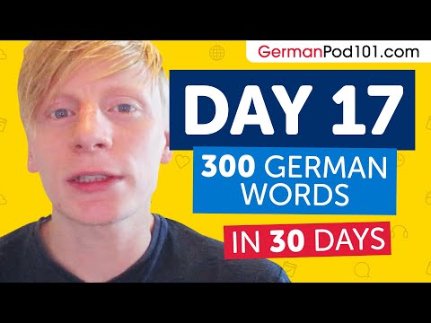 Day 17: 170/300 | Learn 300 German Words in 30 Days Challenge