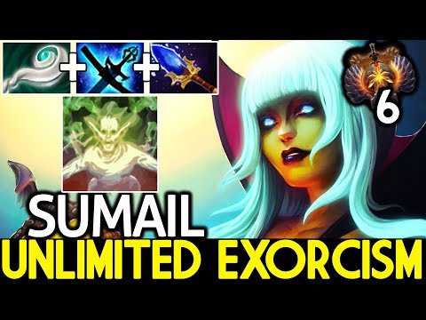 SumaiL [Death Prophet] Unlimited Exorcism Scepter Mid Epic Gameplay 7.22 Dota 2