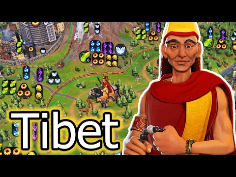 DEITY Who Needs Incan Mountain Yields When Tibet Can Do It Better - Civ 6 Tibet Pt. 1