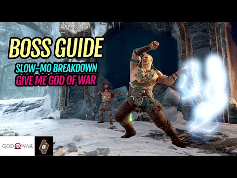 Slow-Mo Breakdown: EASY Way to defeat Magni and Modi Boss Fight | Give Me God of War Difficulty