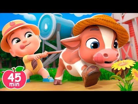 The Cow Named Lola | Baby Feeds the Calf + MORE Lalafun Nursery Rhymes & Kids Songs