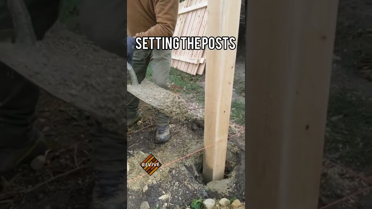 Installing Fence posts