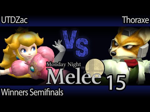 MNM 15 Melee - UTDZac (Peach) vs Thoraxe (Fox, Marth) - Winners Semifinals
