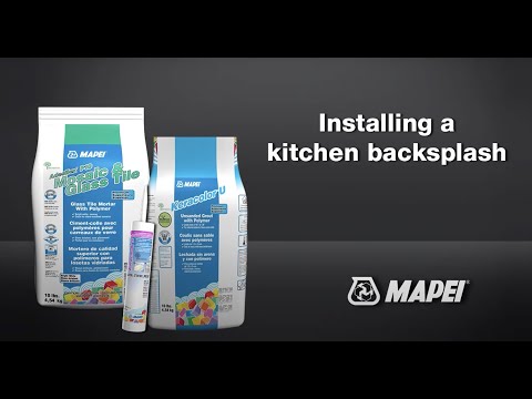 Installing a kitchen backsplash
