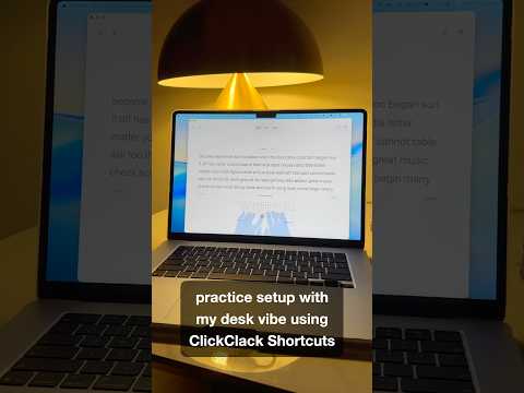 Automating My Typing Practice Keyboard Setup with Siri & Shortcuts! ⌨️ #Tech #ASMR #keyboard #typing thumbnail