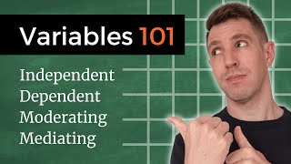 Research Variables 101: Dependent, Independent, Control Variables & More (With Examples)