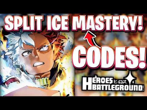 [❄️MASTERY🔥] ALL SPLIT ICE MASTERY UPDATE CODES FOR HBG! ROBLOX HEROES BATTLEGROUNDS CODES