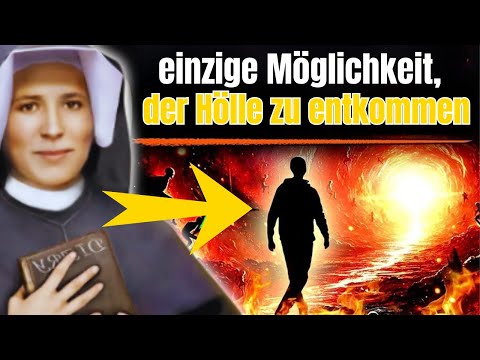 Die heilige Faustina zeigt den einzigen Weg der Hölle zu entkommen Katholiken müssenvorsichtig sein!