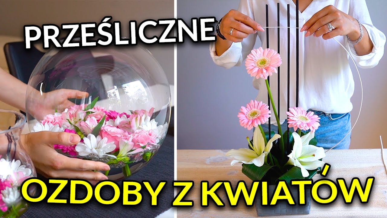 Śliczne ozdoby z kwiatów, które wykonasz sama w domu 🌸