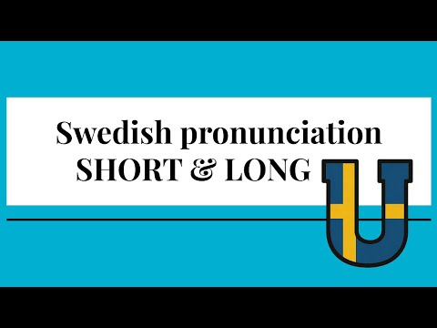 How to pronounce the vowel U in Swedish