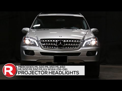 Demo + DIY Install: Spec-D Projector Headlights Mercedes ML320 ML350 ML450 ML500 ML550 ML63 W164