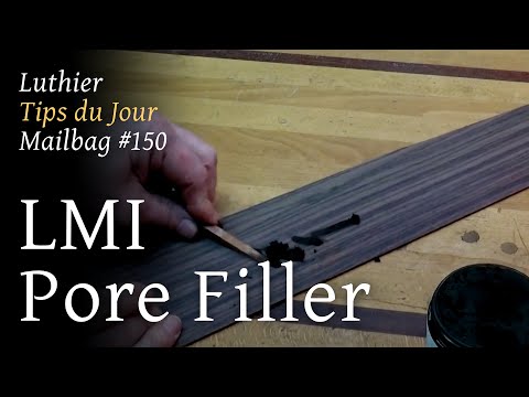 Luthier Tips du Jour Mailbag 150 - LMI micro bead pore filler