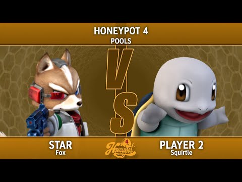 Honeypot 4 Pools - Star (Fox) Vs. Player 2 (Squirtle)
