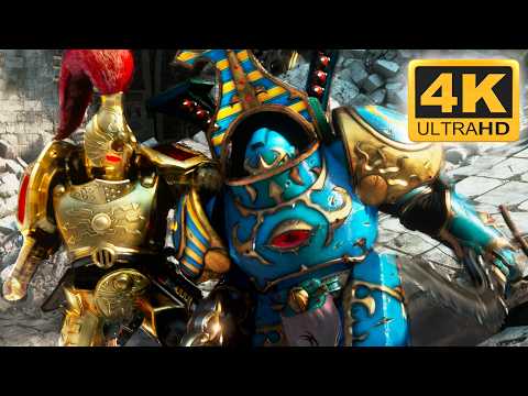 CUSTODES IN SPACE MARINE 2?! Adeptus Custodes vs Thousand Sons (4K, Mod)