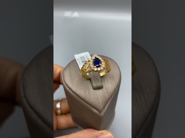 1- Bahraini 21 karat gold ring weight 3.66