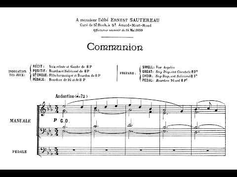 Guilmant: Communion op. 90 Nr. 15