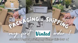 Packaging My First Order from Vinted | How I package & Ship My First Vinted Order | Vinted Vlog