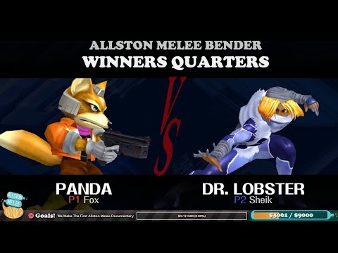 The Allston Melee Bender - Panda (Fox) vs Dr. Lobster (Sheik) - Winners Quarters