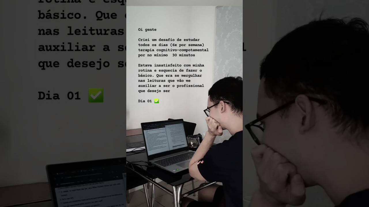 Dia 1 estudando terapia cognitivo-comportamental #psicologia