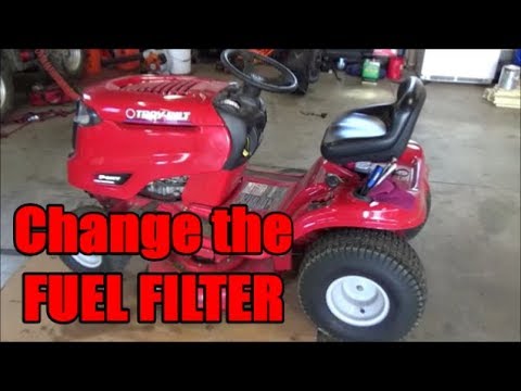 Troy-Bilt Pony | How to Change the Fuel Filter