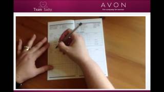 AVON rep tutorial - how to use your calling book