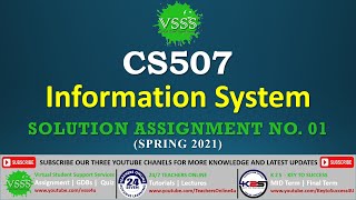 Download the video "CS507 Assignment No. 1 Solution Spring 2021 | CS507 Assignment 1 Solution 2021"