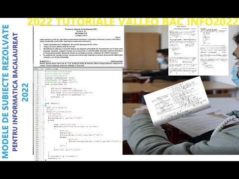 Model subiecte informatica rezolvate, 2022, part 1