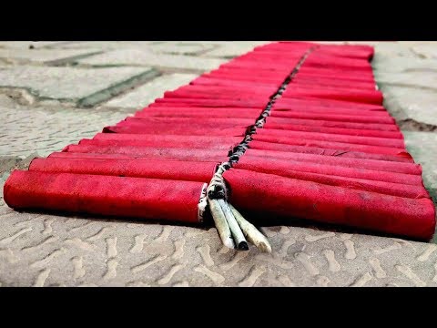 TESTING GIANT FIRECRACKERS!
