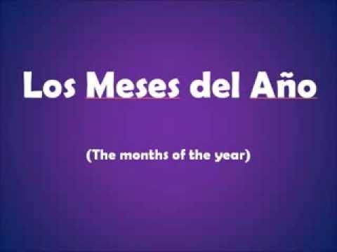 Spanish Months Song (Canción de los Meses) with Macarena Moves!