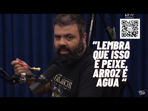 Igor 3k experimenta dieta de Júlio Balestrin e quase vomita no flow